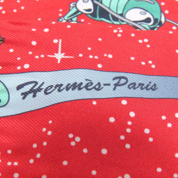 Hermes Twilly Scarf Silk Women's HERMES - Picture 4 of 10